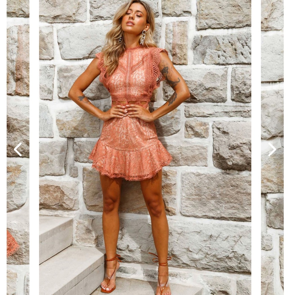 Rose colored dress—size XS (Australian sizing: 6)